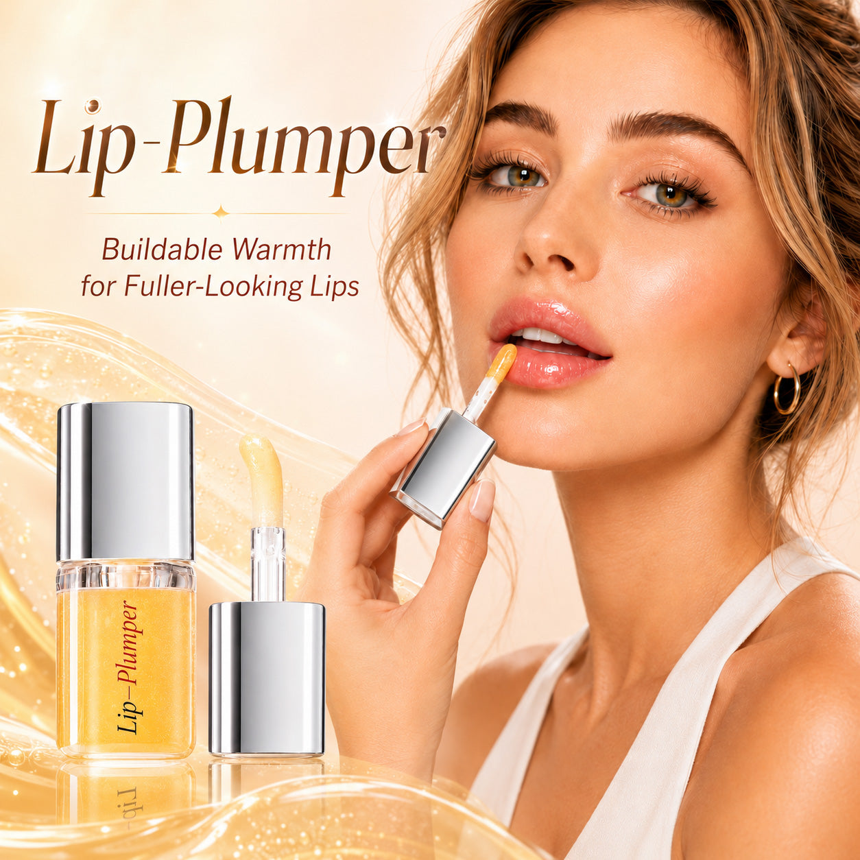 2026 New GEZRIA Spicy Lip Plumper Gloss — Fuller-Looking Lips In Minutes
