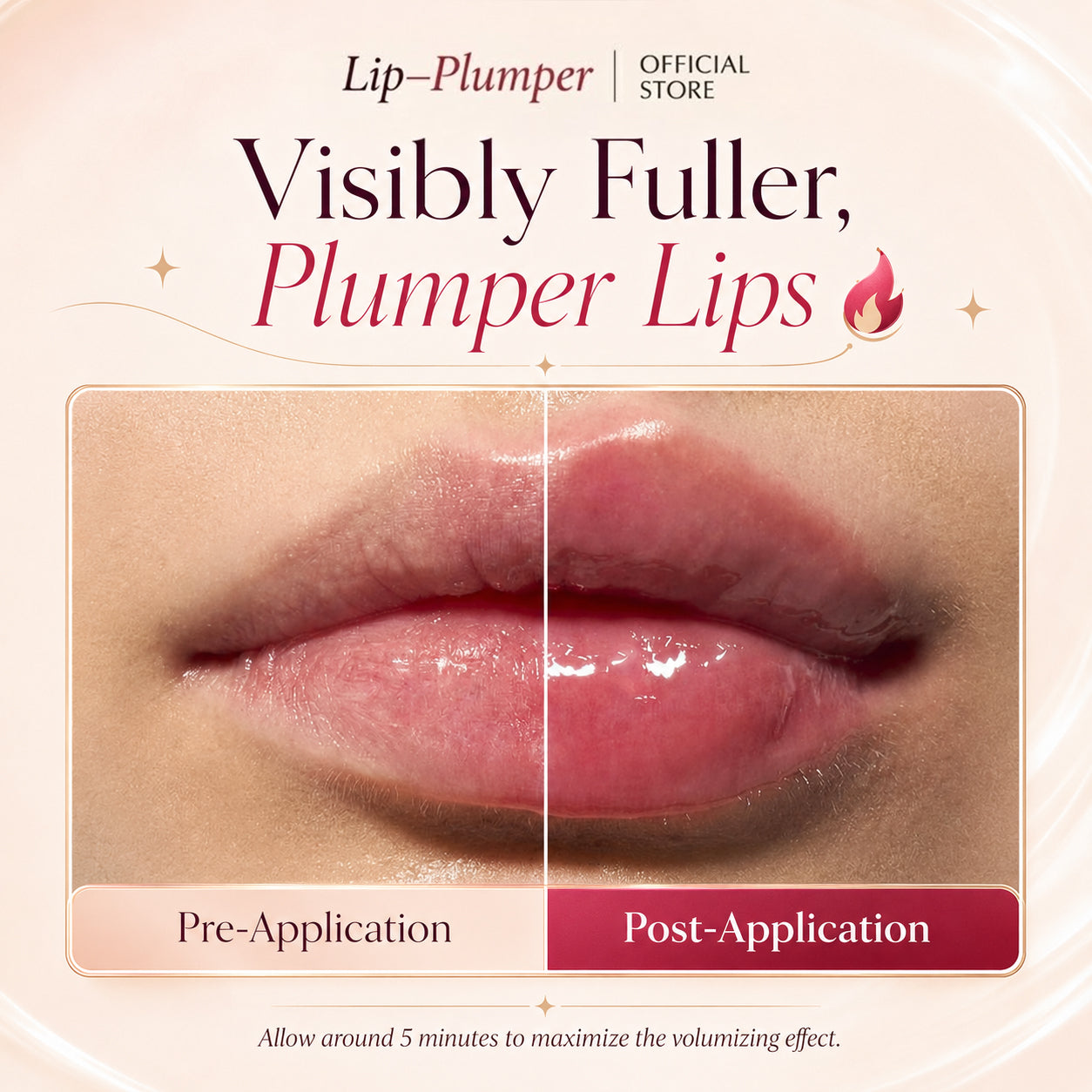 2026 New GEZRIA Spicy Lip Plumper Gloss — Fuller-Looking Lips In Minutes