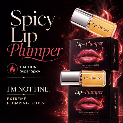 2026 New GEZRIA Spicy Lip Plumper Gloss — Fuller-Looking Lips In Minutes